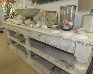 Lots of shells and corals.