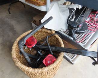 Multiple tow bars and light system