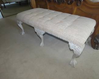 Large bed bench.