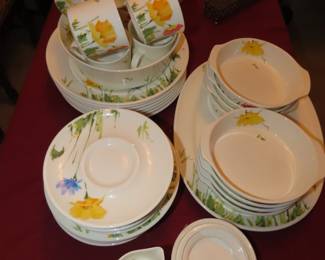 Mikasa everyday dish set.