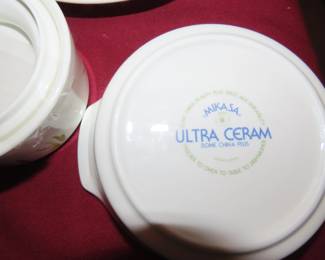 Mikasa everyday dish set.