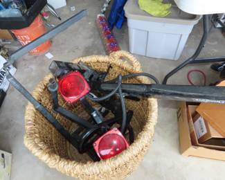 Multiple tow bars and light system