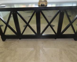 Mirrored sideboard/buffet/long cabinet.