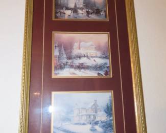 Thomas Kinkade collage.