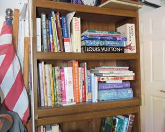 Books and book cases.