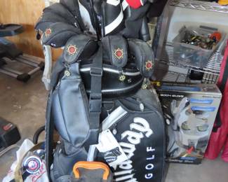 Callaway golf clubs.Brand new still wrapped Ben Hogan golf clubs, full set and Calloway golf bag.