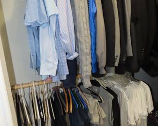 Mens clothing many new with tags.