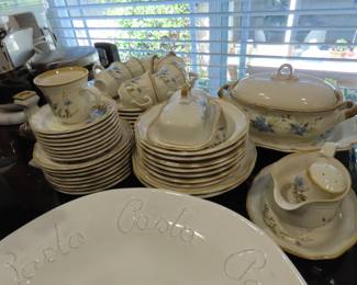 Everyday Mikasa dinner set.