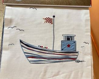 Set of Small Pillow Fabric Pieces with 3 Small Pillow Forms - 12x12 Inches