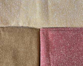 Set of 3 Zax Upholstery Panels - 90 inch Weight Fabrics in Earthy Tones