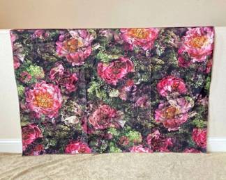 Designers Guild Le Poeme de Fleurs Romaunt Rose Cotton Fabric Panel