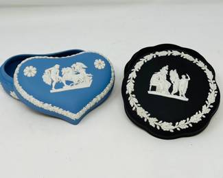 Lovely vintage Wedgwood Jasperware Set of Two