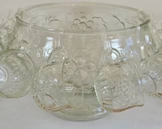 Fruit embossed punch set