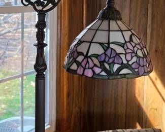 Newer Tiffany-style floor lamp