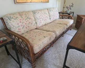 Ficks Reed rattan sofa