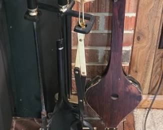 Fireplace set and bellows