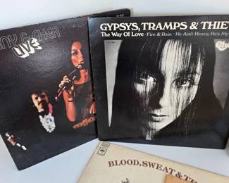 Vintage record albums