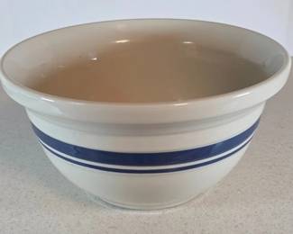 Large 6 quart Roseville mixing bowl