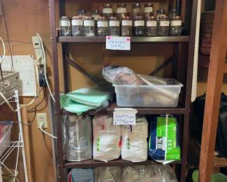 Adult diapers.  Small hardware items.  