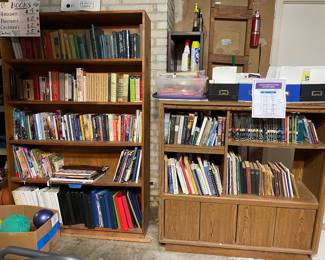 Hardcover books only $4.00.   Lots of old and new choices.  