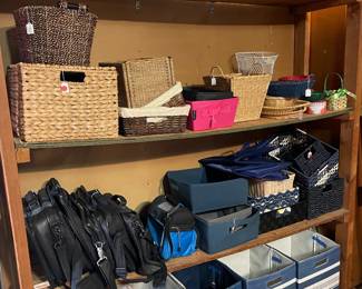 Bins, baskets, and bags