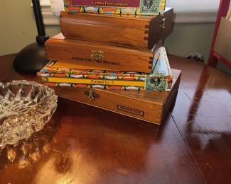 Vintage cigar boxes 
