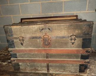 Early steamer trunk