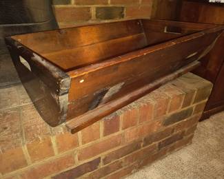 Primitive wooden cradle 