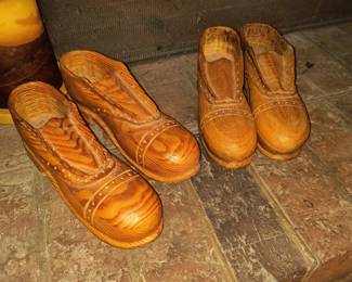 Carved shoes