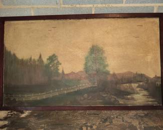 Early landscape painting 
