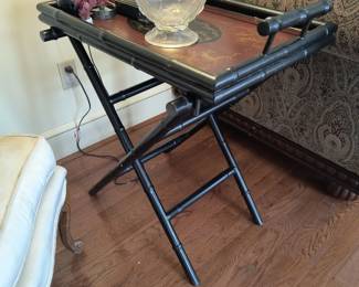 Folding tea tray 