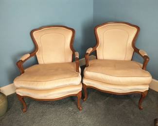 Pair of parlor chairs 