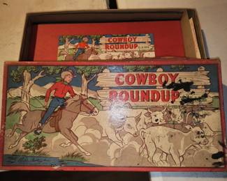 Vintage board game "COWBOY ROUNDUP"
