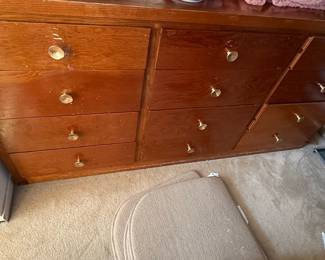 Mid-Century Oak Dresser