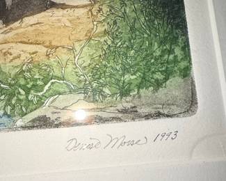 Denise M. Moore Waterfall Etching