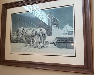 Peter Keating "Winter's Work" Limited Edition Print