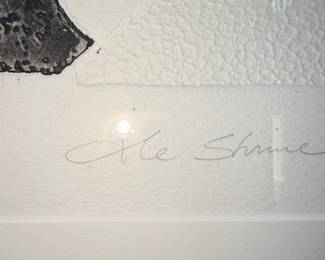 Untitled Abstract Lithograph by Mel Ramos