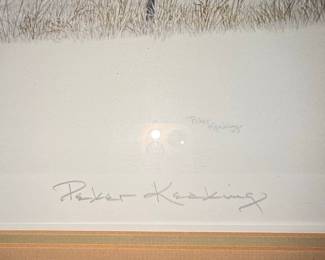 Peter Keilings "Winter Barn" Limited Edition Print