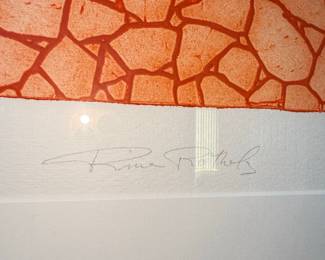 Untitled Abstract Lithograph by Mel Ramos