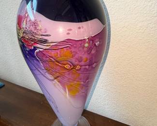 Richard Satava Art Glass Vase
