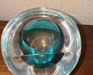 Goran Warff Kosta Boda Art Glass Bowl