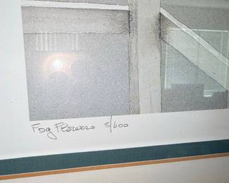 Consuelo de Barnes Hawks "Fog Overlook" Limited Edition Print