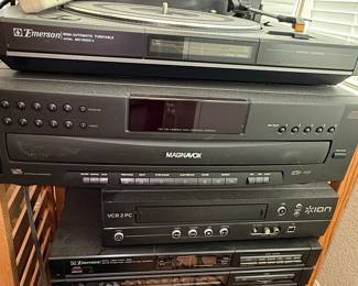 Emerson, Magnavox, and ION Audio Electronics Stack