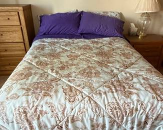 Laura Ashley Bedford Mocha Paisley Reversible Quilt Set