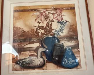 Robert C. Gribble "Still Life with Loon" Limited Edition Print