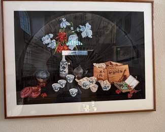 Still Life with Japanese Tea Set and Fan