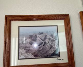Badlands National Park Landscape Photograph by J. Gonsales, 1998