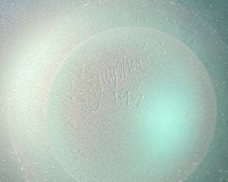 Signed Lundberg Studios Art Glass Vase