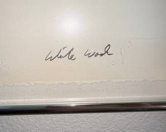 W. Dunlap "White Wash" Limited Edition Print
