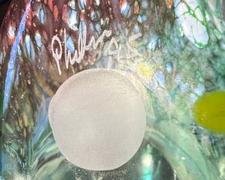 Philip Baldwin Art Glass Vase